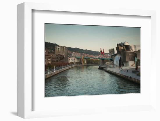 Guggenheim Museum designed by Frank Gehry, Bilbao, Biscay Province, Basque Country Region, Spain-null-Framed Photographic Print