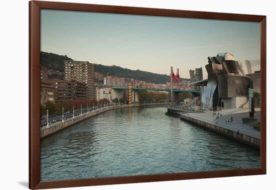 Guggenheim Museum designed by Frank Gehry, Bilbao, Biscay Province, Basque Country Region, Spain-null-Framed Photographic Print