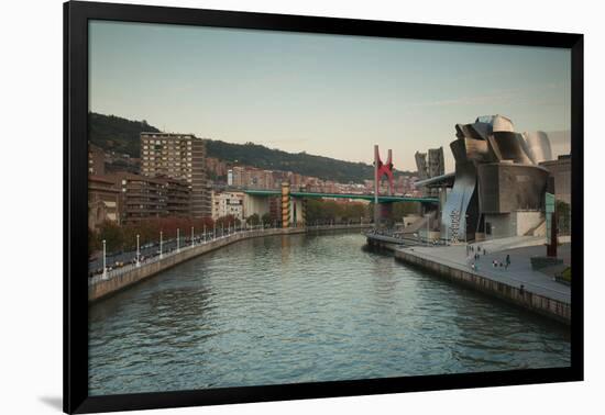 Guggenheim Museum designed by Frank Gehry, Bilbao, Biscay Province, Basque Country Region, Spain-null-Framed Photographic Print