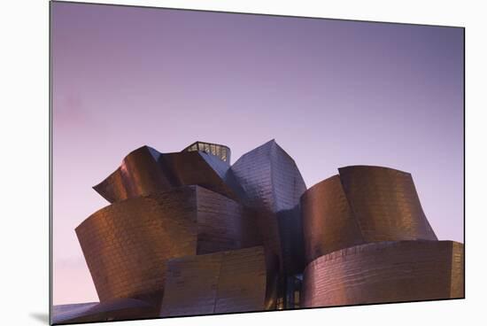 Guggenheim Museum designed by Frank Gehry, Bilbao, Biscay Province, Basque Country Region, Spain-null-Mounted Photographic Print