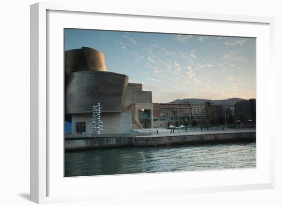 Guggenheim Museum designed by Frank Gehry, Bilbao, Biscay Province, Basque Country Region, Spain-null-Framed Photographic Print