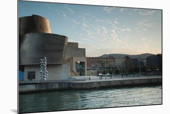 Guggenheim Museum designed by Frank Gehry, Bilbao, Biscay Province, Basque Country Region, Spain-null-Mounted Photographic Print