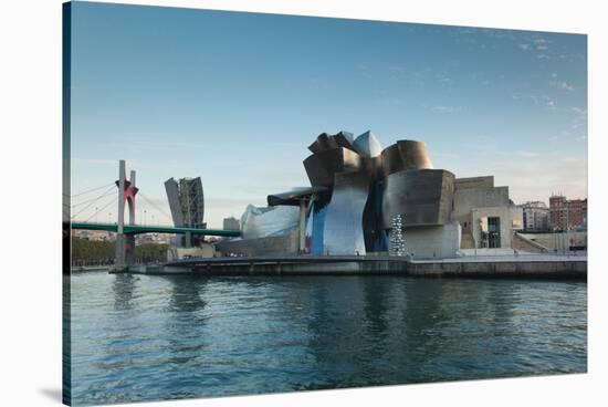 Guggenheim Museum designed by Frank Gehry, Bilbao, Biscay Province, Basque Country Region, Spain-null-Stretched Canvas