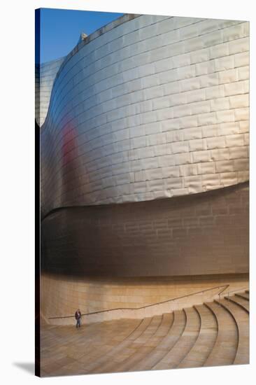 Guggenheim Museum designed by Frank Gehry, Bilbao, Biscay Province, Basque Country Region, Spain-null-Stretched Canvas