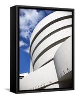 Guggenheim Museum, Designed By Frank Lloyd Wright, 5th Ave at 89th Street, New York-Donald Nausbaum-Framed Stretched Canvas