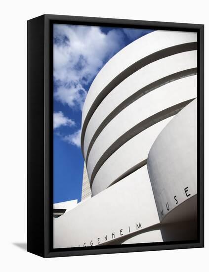 Guggenheim Museum, Designed By Frank Lloyd Wright, 5th Ave at 89th Street, New York-Donald Nausbaum-Framed Stretched Canvas