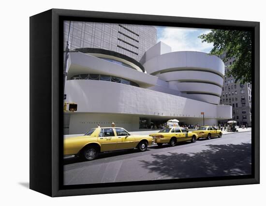 Guggenheim Museum on 5th Avenue, New York City, New York State, USA-Walter Rawlings-Framed Stretched Canvas