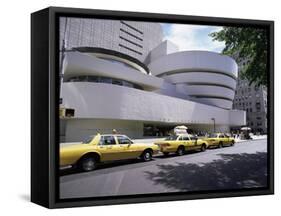 Guggenheim Museum on 5th Avenue, New York City, New York State, USA-Walter Rawlings-Framed Stretched Canvas