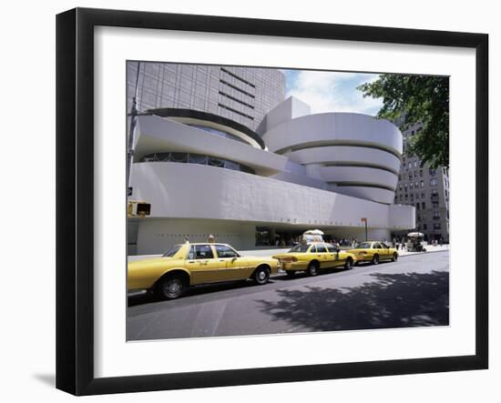 Guggenheim Museum on 5th Avenue, New York City, New York State, USA-Walter Rawlings-Framed Photographic Print