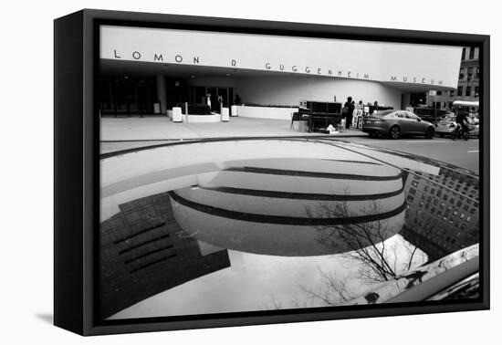 Guggenheim Museum Reflection-null-Framed Stretched Canvas