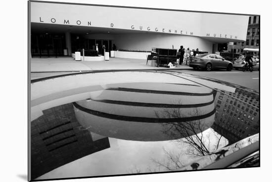 Guggenheim Museum Reflection-null-Mounted Photo