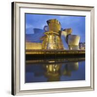 Guggenheim (Museum), Rio Ibaizabal, Bilbao, the Basque Provinces, Spain-Rainer Mirau-Framed Photographic Print