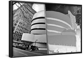 Guggenheim Reflection with Inversion-null-Framed Poster