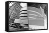 Guggenheim Reflection with Inversion-null-Framed Stretched Canvas