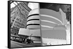 Guggenheim Reflection with Inversion-null-Framed Stretched Canvas