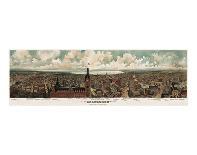 Panoramic View of Milwaukee, Wisconsin, 1898-Gugler Litho^-Framed Giclee Print