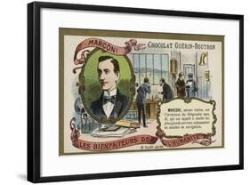 Guglielmo Marconi, Italian Inventor and Radio Pioneer-null-Framed Giclee Print