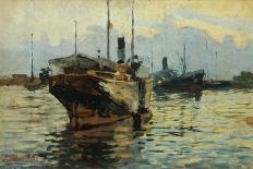 In Port-Guglielmo Micheli-Giclee Print