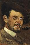 Self-Portrait, 1910-1920-Guglielmo Micheli-Giclee Print