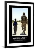 Guidance: Inspirational Quote and Motivational Poster-null-Framed Photographic Print