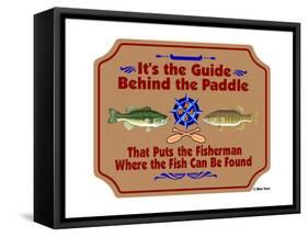 Guide Behind the Paddle-Mark Frost-Framed Stretched Canvas