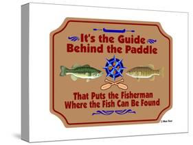 Guide Behind the Paddle-Mark Frost-Stretched Canvas