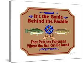 Guide Behind the Paddle-Mark Frost-Stretched Canvas