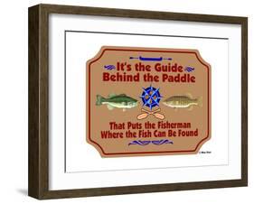 Guide Behind the Paddle-Mark Frost-Framed Giclee Print