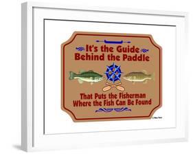 Guide Behind the Paddle-Mark Frost-Framed Giclee Print