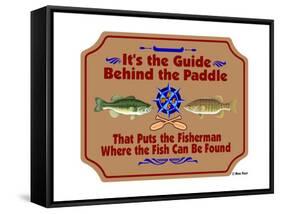 Guide Behind the Paddle-Mark Frost-Framed Stretched Canvas