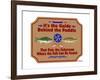 Guide Behind the Paddle-Mark Frost-Framed Giclee Print