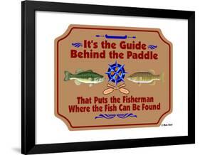 Guide Behind the Paddle-Mark Frost-Framed Giclee Print