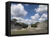 Guide Lecturing to Tourists in the Great Ball Court, Chichen Itza, Yucatan-Richard Maschmeyer-Framed Stretched Canvas