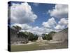 Guide Lecturing to Tourists in the Great Ball Court, Chichen Itza, Yucatan-Richard Maschmeyer-Stretched Canvas