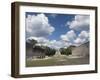 Guide Lecturing to Tourists in the Great Ball Court, Chichen Itza, Yucatan-Richard Maschmeyer-Framed Photographic Print