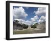 Guide Lecturing to Tourists in the Great Ball Court, Chichen Itza, Yucatan-Richard Maschmeyer-Framed Photographic Print