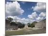 Guide Lecturing to Tourists in the Great Ball Court, Chichen Itza, Yucatan-Richard Maschmeyer-Mounted Photographic Print