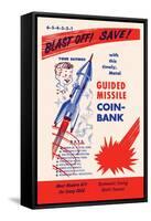 Guided Missile Coin-Bank-null-Framed Stretched Canvas