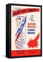 Guided Missile Coin-Bank-null-Framed Stretched Canvas