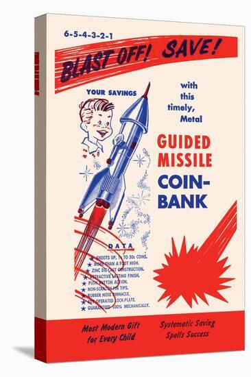 Guided Missile Coin-Bank-null-Stretched Canvas
