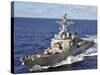 Guided-missile Destroyer USS Hopper Underway in the Pacific Ocean-Stocktrek Images-Stretched Canvas