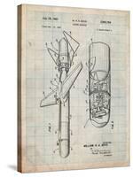 Guided Missile Patent-Cole Borders-Stretched Canvas