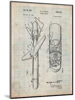 Guided Missile Patent-Cole Borders-Mounted Art Print