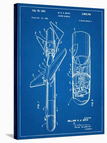 Guided Missile Patent-null-Stretched Canvas