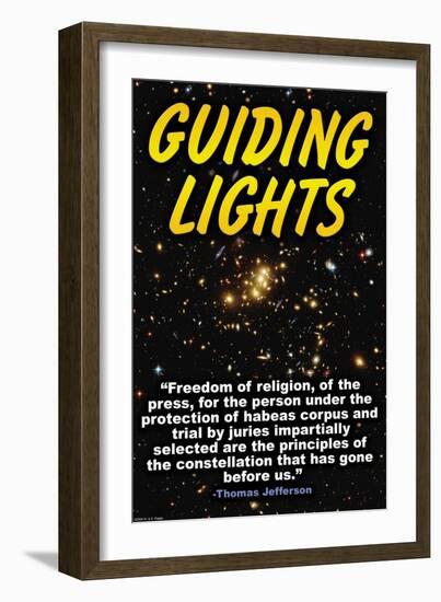 Guiding Lights-null-Framed Art Print