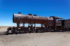 Train Boneyard, Salar De Uyuni, Bolivia, South America-Guido Amrein-Stretched Canvas