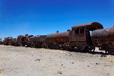 Train Boneyard, Salar De Uyuni, Bolivia, South America-Guido Amrein-Mounted Photographic Print