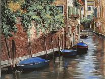 Barche Blu a Venezia-Guido Borelli-Giclee Print