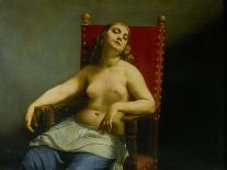 The Death of Lucretia, 17th Century-Guido Cagnacci-Framed Giclee Print