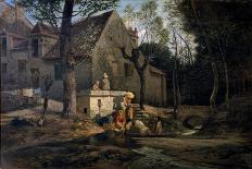 Washerwomen in Bougival, 1864-1870-Guido Carmignani-Framed Giclee Print